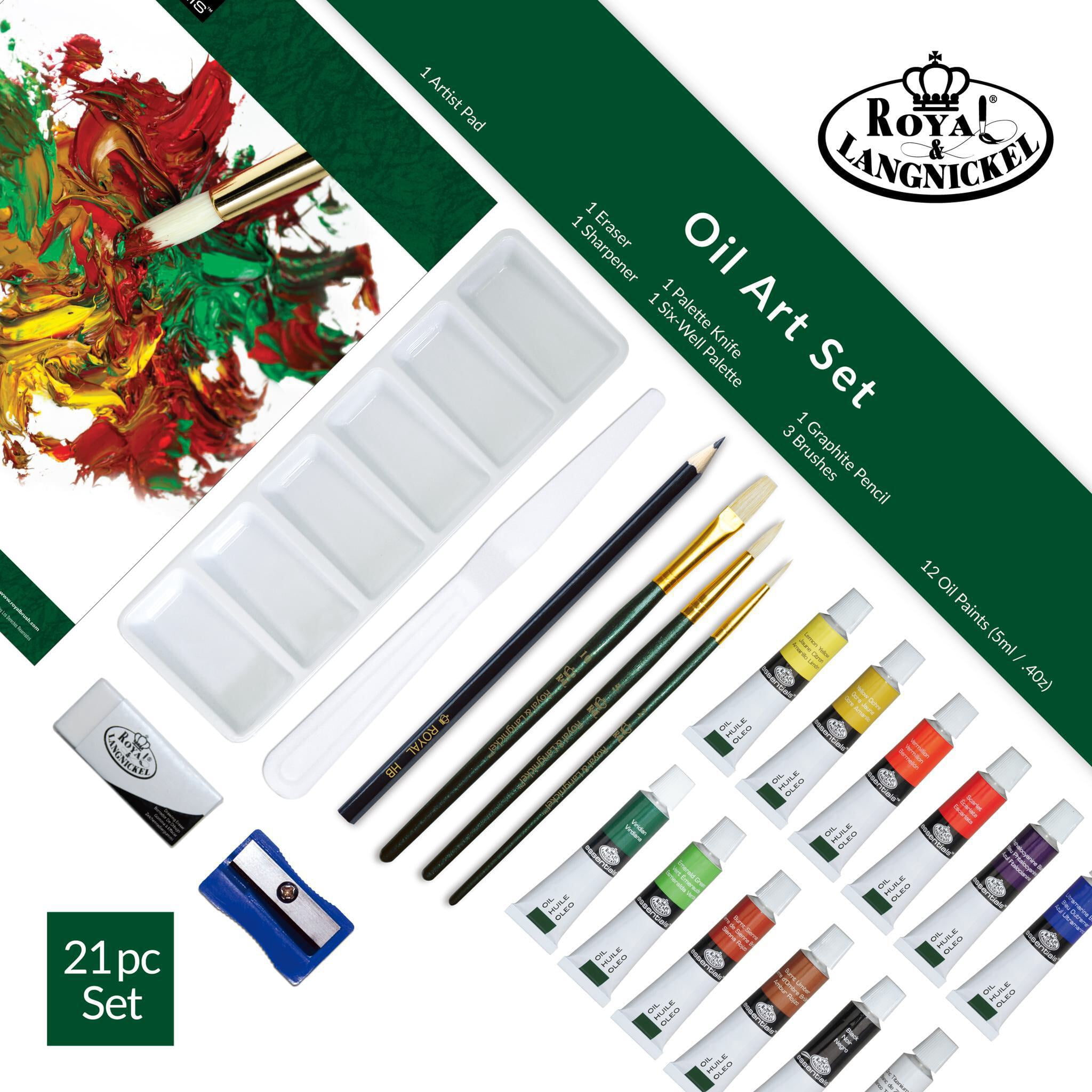 Royal & Langnickel Oil Painting Box Set, 21pc