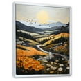 thumbnail image 2 of Designart "Countryside Misty Morning Collage III" Landscape & Nature Floater Framed Canvas Print, 2 of 7