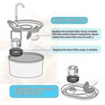 thumbnail image 2 of Cat Water Fountain Filters For 108oz/3.2l And 67oz/2l Adjustable Water Flow Pet Water Fountain,cat, 2 of 3