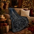 thumbnail image 3 of Celtic Shrine Swords Dark Fantasy Art, Mystical Celestial Art Scene, Warm Flannel Blanket for Living Room and Bedroom, Celestial Art Lovers Housewarming Gift, Fantasy Home Decor, 3 of 9