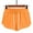 Orange, variant on Up To 40% Off Gifts for Mom POROPL Women Shorts Cotton Summer Fashion High Waist Elastic Waist Casual Sports Shorts with Pockets