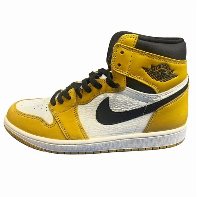 2023 N I-K-E A i r-Jor-dan 1 Retro High OG Yellow Ochre A i r-Jor-dan 1 Retro High Yellow