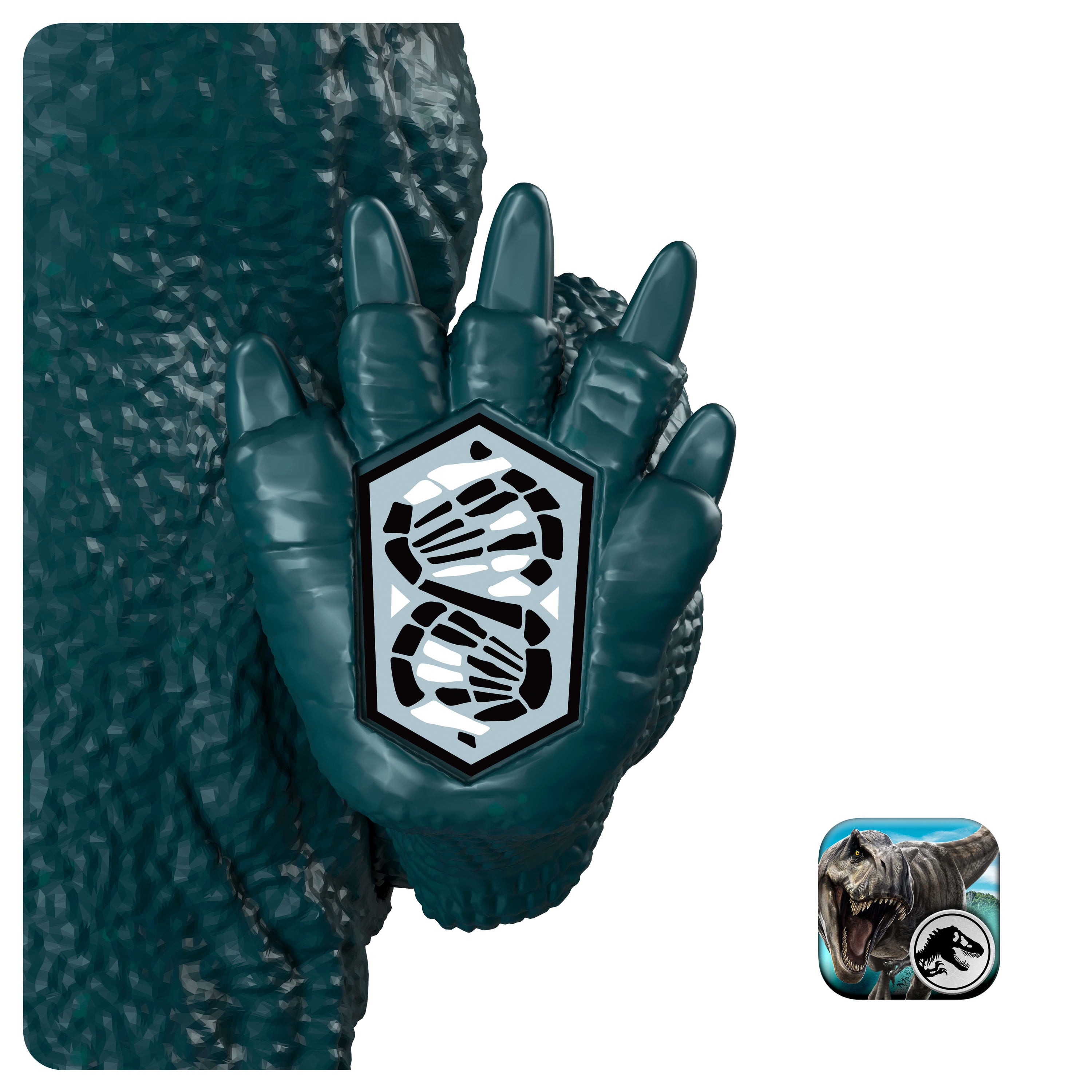 Jurassic World Frenzy Pack Dimetrodon Dinosaur Figure, Authentic Toy, Digital Play