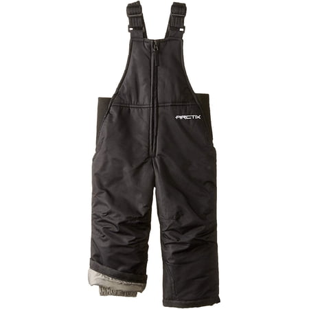 Arctix Infant-Toddler Chest High Snow Bib Overalls, Black, 12 Months