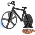 thumbnail image 1 of Bicycle Pizza Cutter Wheel Funny Housewarming Gifts(Black), 1 of 5