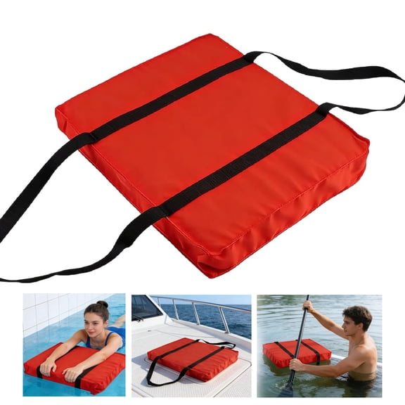 Throwable Flotation Device, Type IV Boat Cushion, Portable Waterproof Marine Throw Cushions for Fishermen Kayakers Water Sports Rescue Teams