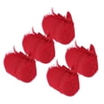 thumbnail image 4 of Cinta De Gasa, Cinta De Gasa Roja Con Flecos Hechos A Mano, Exquisitos 5 Rollos Decorativos Para Manualidades, 4 of 7