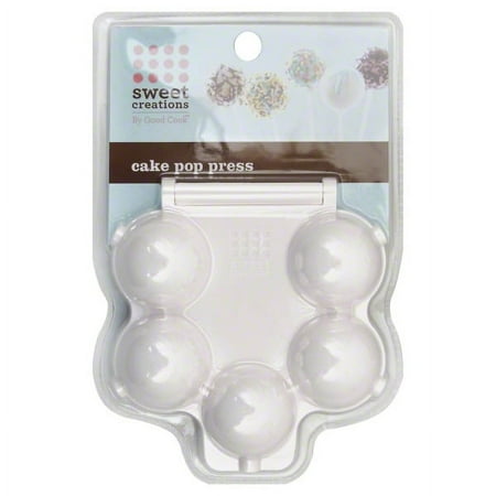 GoodCook Sweet Creations 5-Cavity Cake Pop Press Mold, White