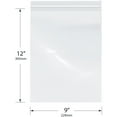thumbnail image 2 of Plymor 9" x 12" (Pack of 100), 4 Mil Heavy Duty Zipper Reclosable Plastic Bags, 2 of 5