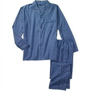 Hanes - Men's Plaid Woven Pajama Set
