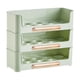 thumbnail image 2 of Organizador de huevos para refrigerador, apilable, de plástico, con marcador de fecha deslizante, para la puerta lateral, ideal para la despensa | Caja de almacenamiento de huevos que ahorra espacio, 2 of 6