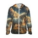 thumbnail image 1 of Balery Starry Sky White Horse Sudadera ligera de manga larga con capucha y protección solar UPF 50+ para hombre y mujer, ideal para pesca y running-Small, 1 of 7