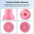 thumbnail image 7 of SupreGear 1/2 in Quad Cane Tip, Non-Slip Rubber Cane Tip Extreme Grip, 8 pack, Light Pink, 7 of 7