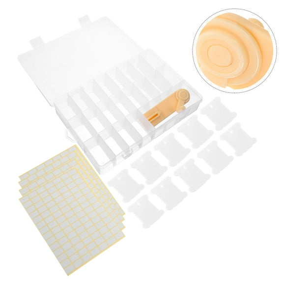 HAKIDZEL Storage Box Thread Winder 1 Set 7.5x5.1x1.6In