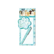 Lady Jayne Magnetic List Pad W/Pen Doggy Family