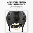 thumbnail image 6 of ITW Buckle Mountain Bike Helmet with Removable Visor for Men and Women, Lightweight for Commuting and Off Road Cycling, 6 of 9