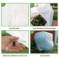 thumbnail image 2 of 5 fundas para plantas WEIHJMXG Bolsa protectora reutilizable 0,8 x 1 m con cordón y cremallera, 2 of 5