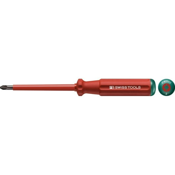 PB Swiss PB 5180.2-100 Screwdriver Pozidriv PZ2/SL 100 mm