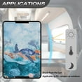 thumbnail image 5 of FUIALDOLG RV Door Window Shade, Foldable Hook and Loop Fastener RV Blackout Window Cover, UV Rays Protection for Camper Trailer Door, Light-resistant Fabric (Ocean Sea Turtle), 5 of 7