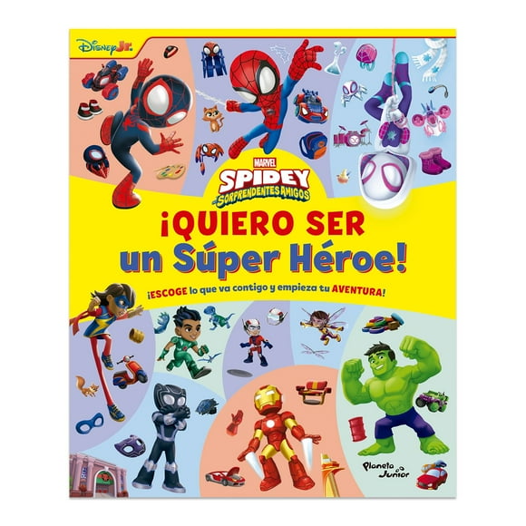 Spidey y Sus Sorprendentes Amigos Quiero Ser Un Super Heroe Planeta Junior Libro de bolsillo 1ra edicion
