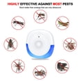 thumbnail image 4 of Ultrasonic Pest Repeller 6 Pack, 2021 Upgraded, Indoor Pest Control, Pest Repeller for Ants, Roaches, Mice, Mosquitoes, Spiders, Flea, Safe for Humans & Pets, 4 of 9