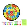 thumbnail image 2 of Tablero de dardos de doble cara 29 pulgadas perfecl con 12 bolas adhesivas, 2 of 8