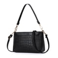 thumbnail image 1 of Faux Leather Shoulder Handbag Adjustable Strap Casual Handbag Work Shoulder Bag, 1 of 9