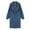 Blue, variant on Womens Denim Jacket Jean Jacket Plus Size Casual Large Ladies Oversize Chain Pocket Coat Clothes
