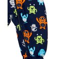 thumbnail image 3 of Wonder Nation Baby Boys Monster Sleep N Play, Sizes 0M-9M, 3 of 3