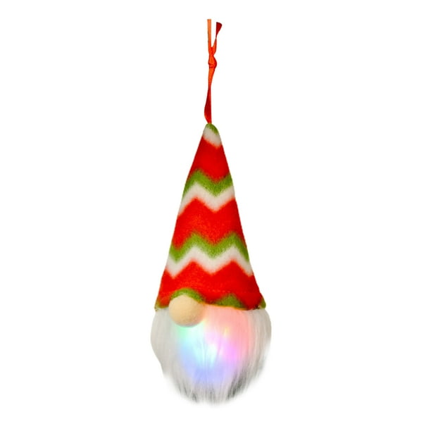 De Gnomos Con Luz Led Navidad Santa Elf Adornos De Mesa De Felpa Colgantes Colgantes Decoración Nórdica De Navidad Vogacara HA040839-01