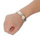 thumbnail image 4 of Pulsera Magnética Pulsera De Bioenergía Joyería De Moda Magnético Titanio Bio Energía Brazalete Hombres Salud Cuidado Pulsera Plata ANGGREK Descripción de la referencia, 4 of 5