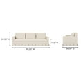 thumbnail image 6 of Moe's Home Collection Pellicano Sofa Fabric White, 6 of 8