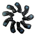 thumbnail image 2 of 9 unids/set de palos de Golf de neopreno Zulema Cubierta de la cabeza del palo de golf Negro, 2 of 8