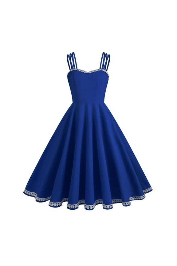 Women's 1950s Evening Prom Dress Vintage Party Retro Formal Wedding Guest Rockabilly Pinup Audrey Hepburn Dresses