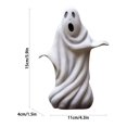 thumbnail image 2 of Décorations Halloween Statue Blanche Jardin Résine Figure Décoration Table Décoration Sculpture Halloween, 2 of 2