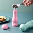 thumbnail image 4 of High Quality Oak Wood Salt And Pepper Grinder Adjustable Coarseness And Refillable, 4 of 5