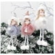 thumbnail image 1 of Hot6sl Ofertas de La Semana Decoración Navideña Postura Sentada Pierna Colgante Ángel Muñeca Colgante Árbol de Navidad Pequeño Ángel Colgante Regalo Colgante, 1 of 7