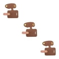 thumbnail image 4 of Dalazy Garde-roue de Moto Facile à Installer Fiable et Durable Marron L 3Set, 4 of 6