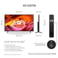 thumbnail image 2 of TV Sony 55 Pulgadas 4K Ultra HD Smart TV LED KD-55X75K, 2 of 4