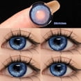 thumbnail image 2 of Lentillas naturales con dioptrías para miopía, lentes de contacto naturales para ojos, cosmética, envío gratis, 2 piezas, 2 of 4