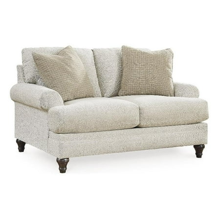 Bowery Hill Transitional Corner-blocked frame Sandstone Loveseat