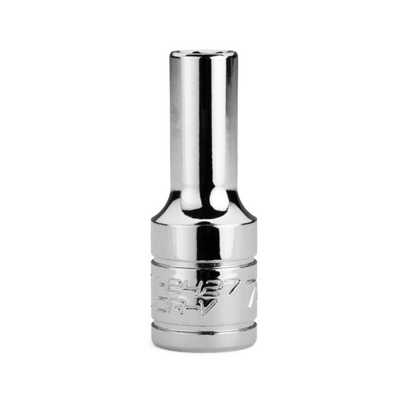 Capri Tools 7 mm Semi-Deep Socket, 3/8 in. Drive, 6-Point, Metric