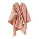 thumbnail image 1 of Poncho grande con abertura delantera para mujer - Chal de punto, material de poliéster - Talla única, 1 of 2
