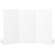 Pen+Gear White Tri-Fold Corrugated Project Board, 36 x 48