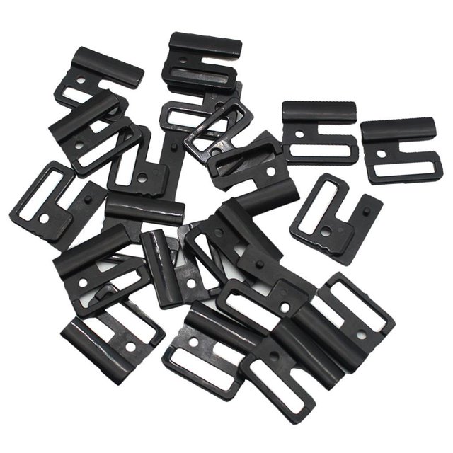 Bra Clips Hooks Accessory Tape Closure Hook & Clasp Fasteners Pack Of 10 Sets
