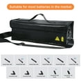 thumbnail image 3 of Bag Fireproof Waterproof Battery Bag Lipo Safe Charging Bag Protection Pouch for Storage with Invisable Side Charging Port and Adjustale Shoulder Strap for Transport Travel Use, 3 of 6