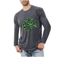 thumbnail image 1 of Blusas y camisas de manga larga con cuello redondo para hombre, deportivas, fitness, hogar, pijamas navideños estampados, camiseta de manga larga con cuello redondo, blusa de poliéster para hombre, 1 of 3