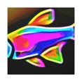 thumbnail image 1 of Neon Tetra Pop Art - Canvas, 1 of 10