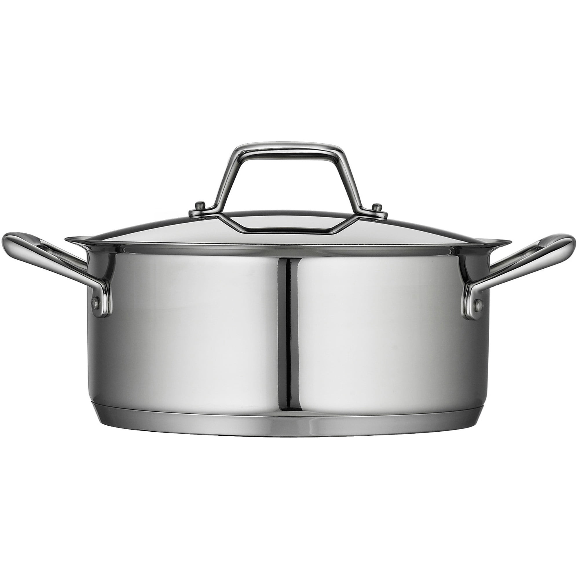 Tramontina Dutch Oven Aluminum Core Dishwasher Safe 5 Qt Stainless Steel Lid 