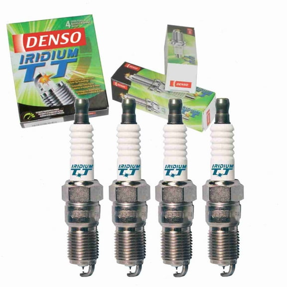 4 pc DENSO Iridium TT Spark Plugs compatible with Ford Pinto 2.3L L4 1974-1980